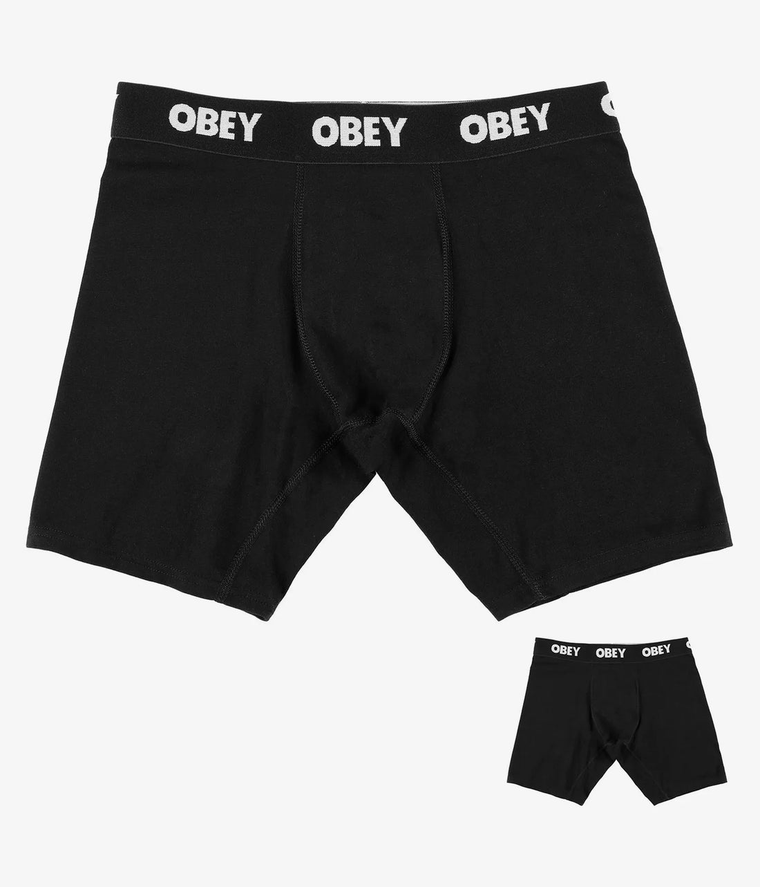 Obey Boxer Briefs - Established Work 2 Pack - Black