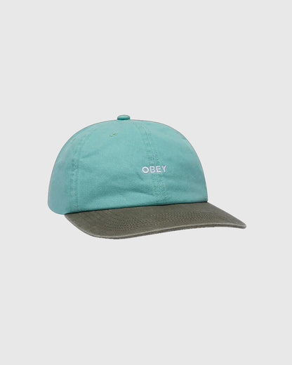 Obey Cap - 2 Tone Bold 6 Panel - Pigment Sea Spray