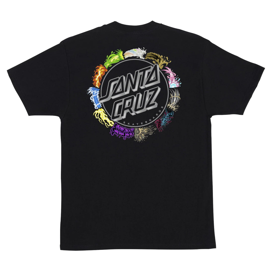 Santa Cruz Tee - Pokemon Power Dot - Black