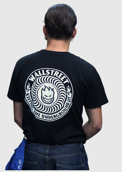 Spitfire Tee - Wallstreet - Black