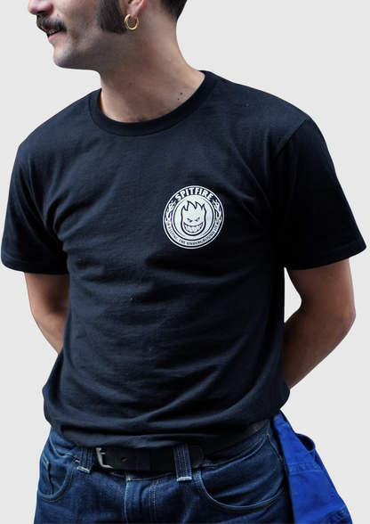 Spitfire Tee - Wallstreet - Black