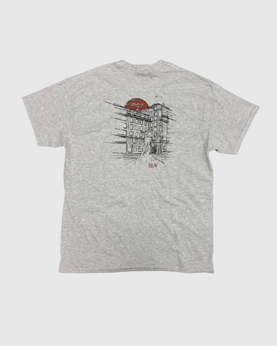 Wallstreet Tee Kids - HDV - Ash Grey