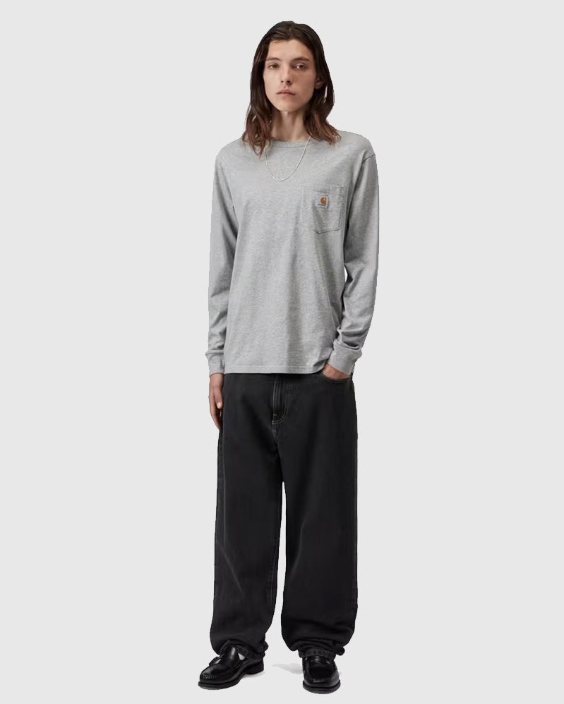 Carhartt WIP Pant - Aaron Camano - Black Stone Washed