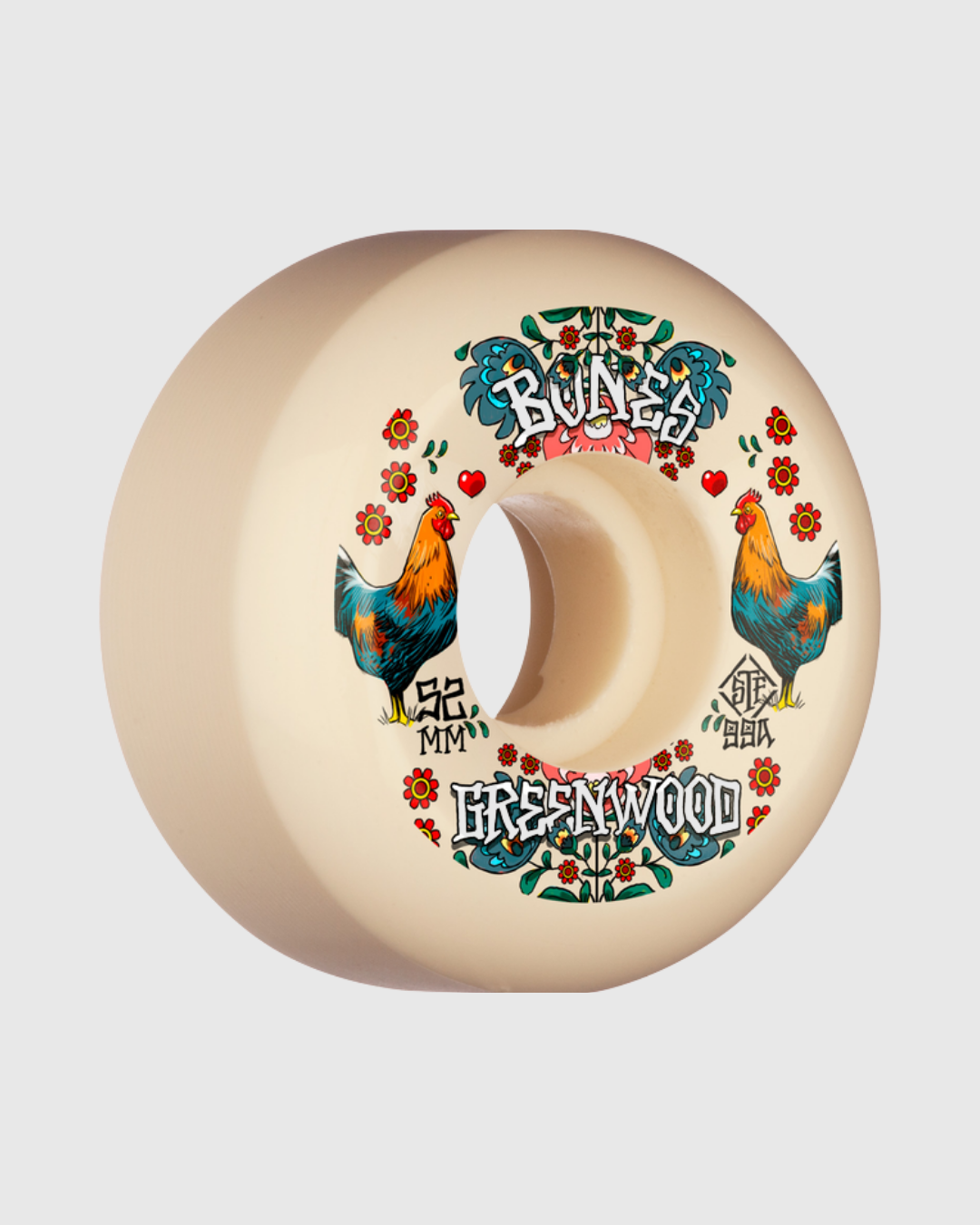 Bones Wheels - STF Greenwood Decoupe V5 - 99A - 52mm