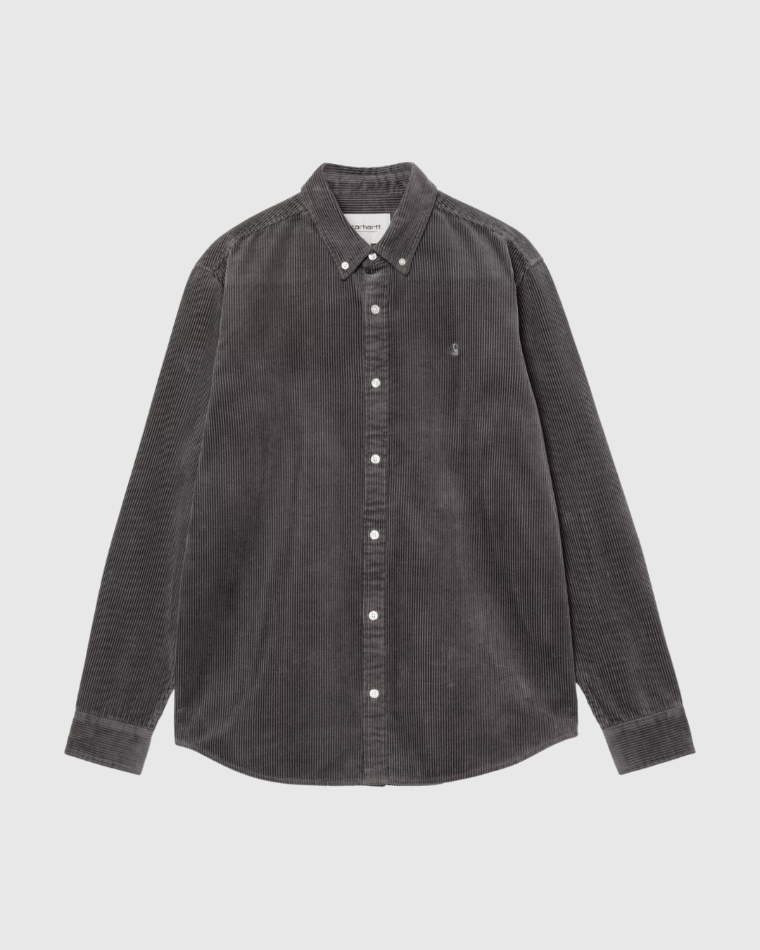 Carhartt WIP Chemise - L/S Madison Corduroy - Graphite/Graphite
