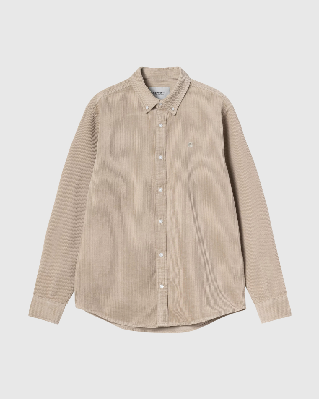Carhartt WIP Chemise - L/S Madison Corduroy - Wall/Wall