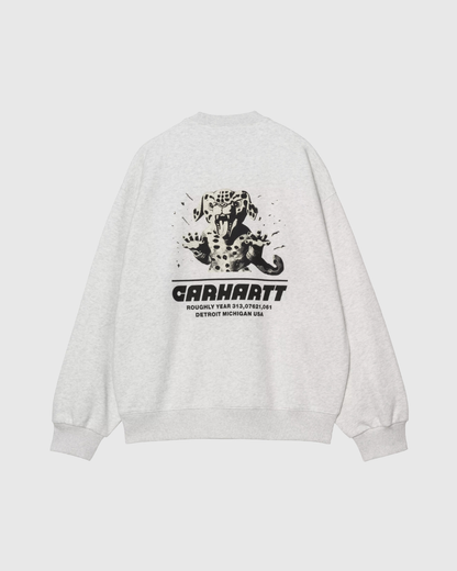 Carhartt WIP Crew - Wiptopia - Ash Heather