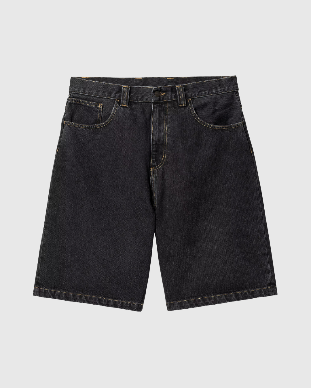 Carhartt WIP Short - Brandon - Black Stone Washed