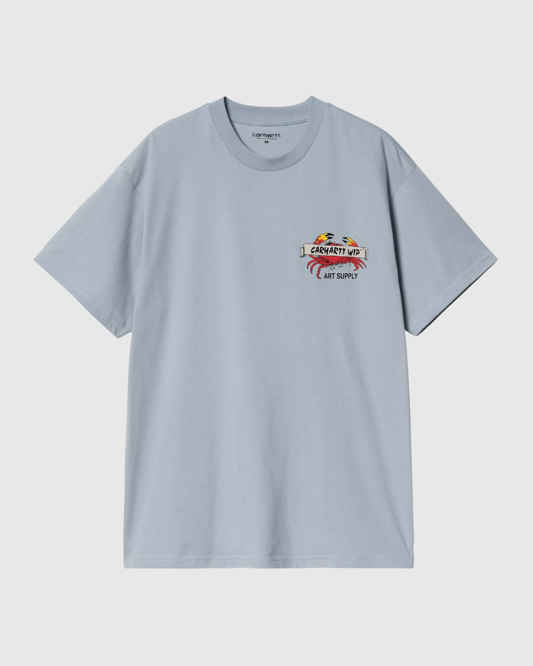 Carhartt WIP Tee - Crab Paint - Frosted Blue