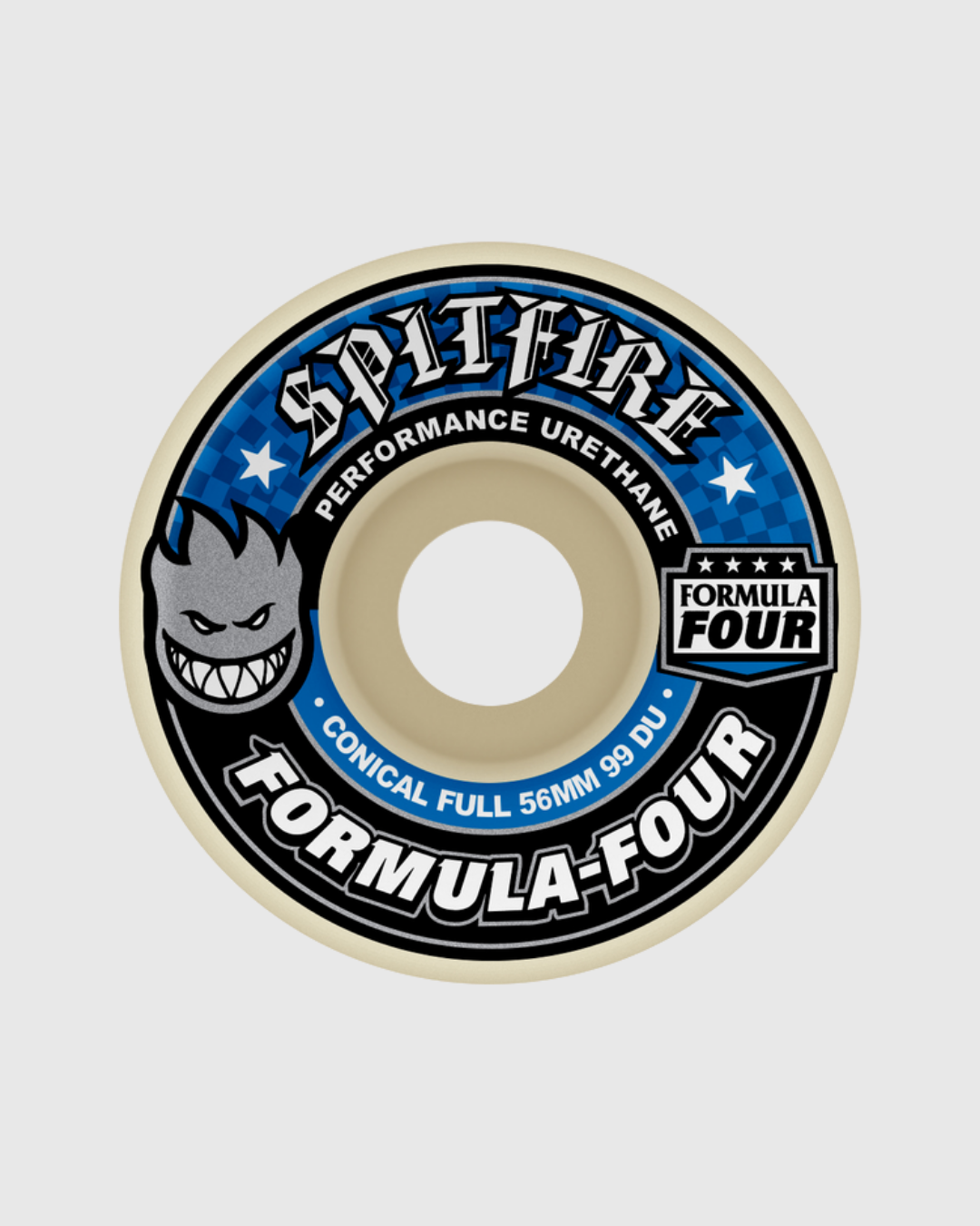 Spitfire Wheels - F4 Conical Full Blue - 56mm - 99D