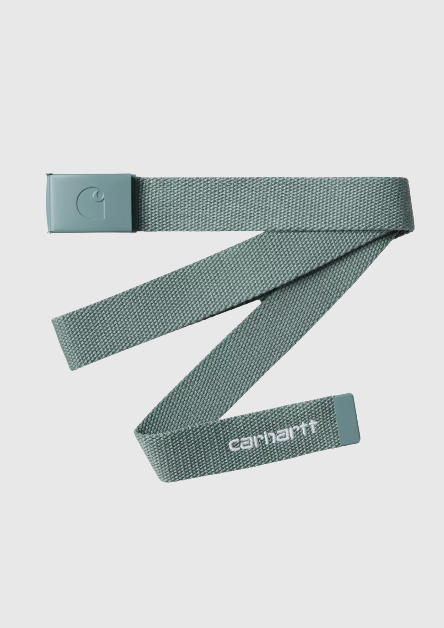 Carhartt WIP Ceinture - C-Logo Tonal - Cozy Blue / White