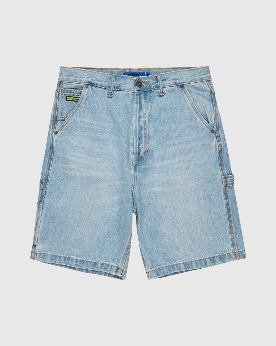 DC Short - Carpenter Baggy Denim - Blue Heavy Washed