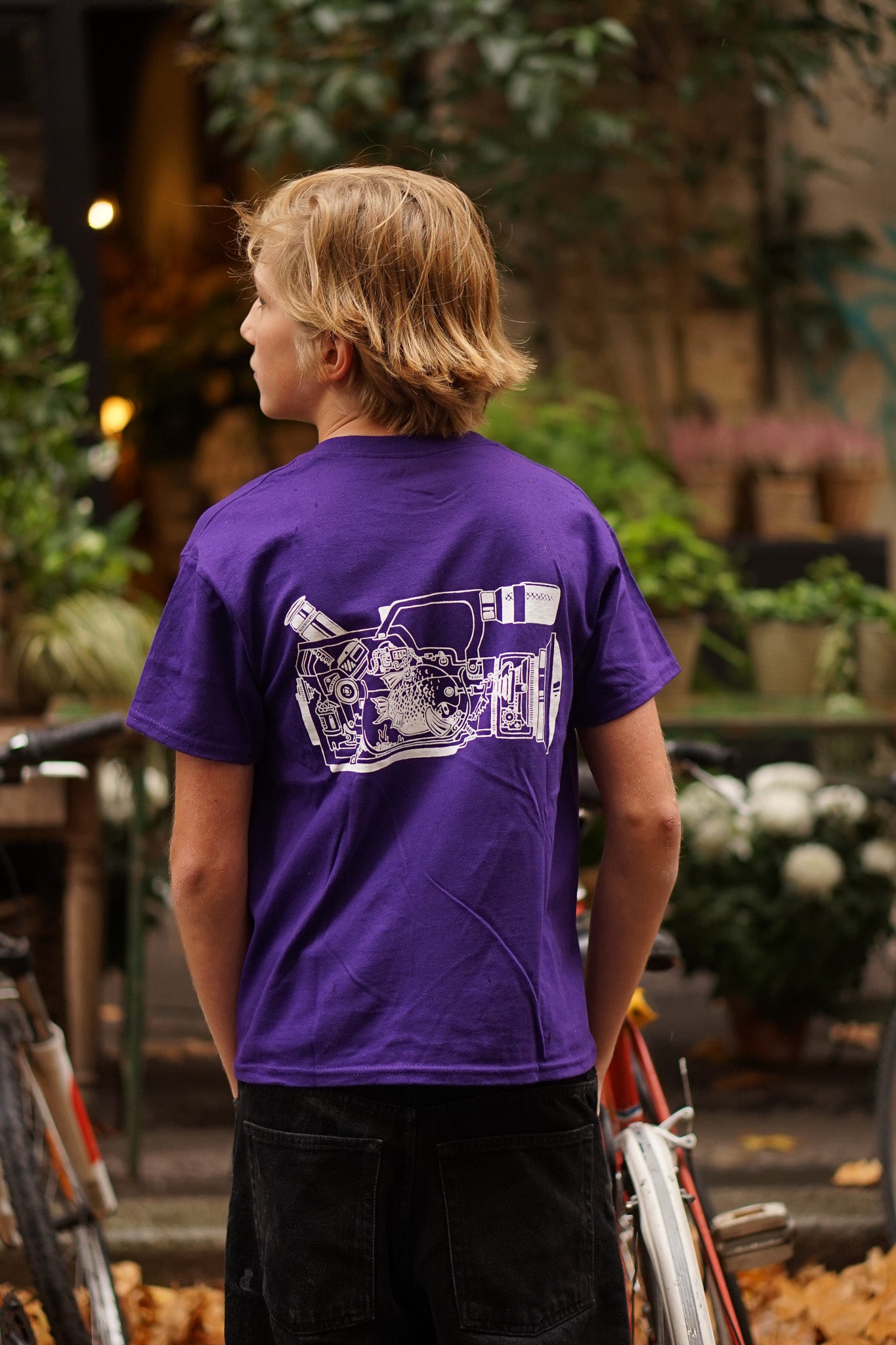 Wallstreet Tee Kids - Fish Eye - Purple