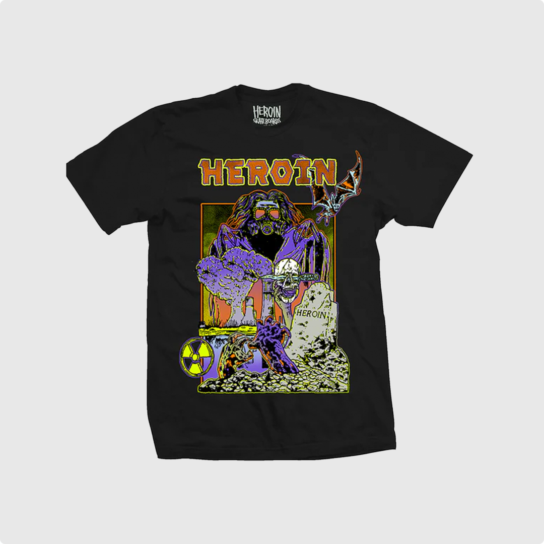 Heroin Tee - Hellscape - Black