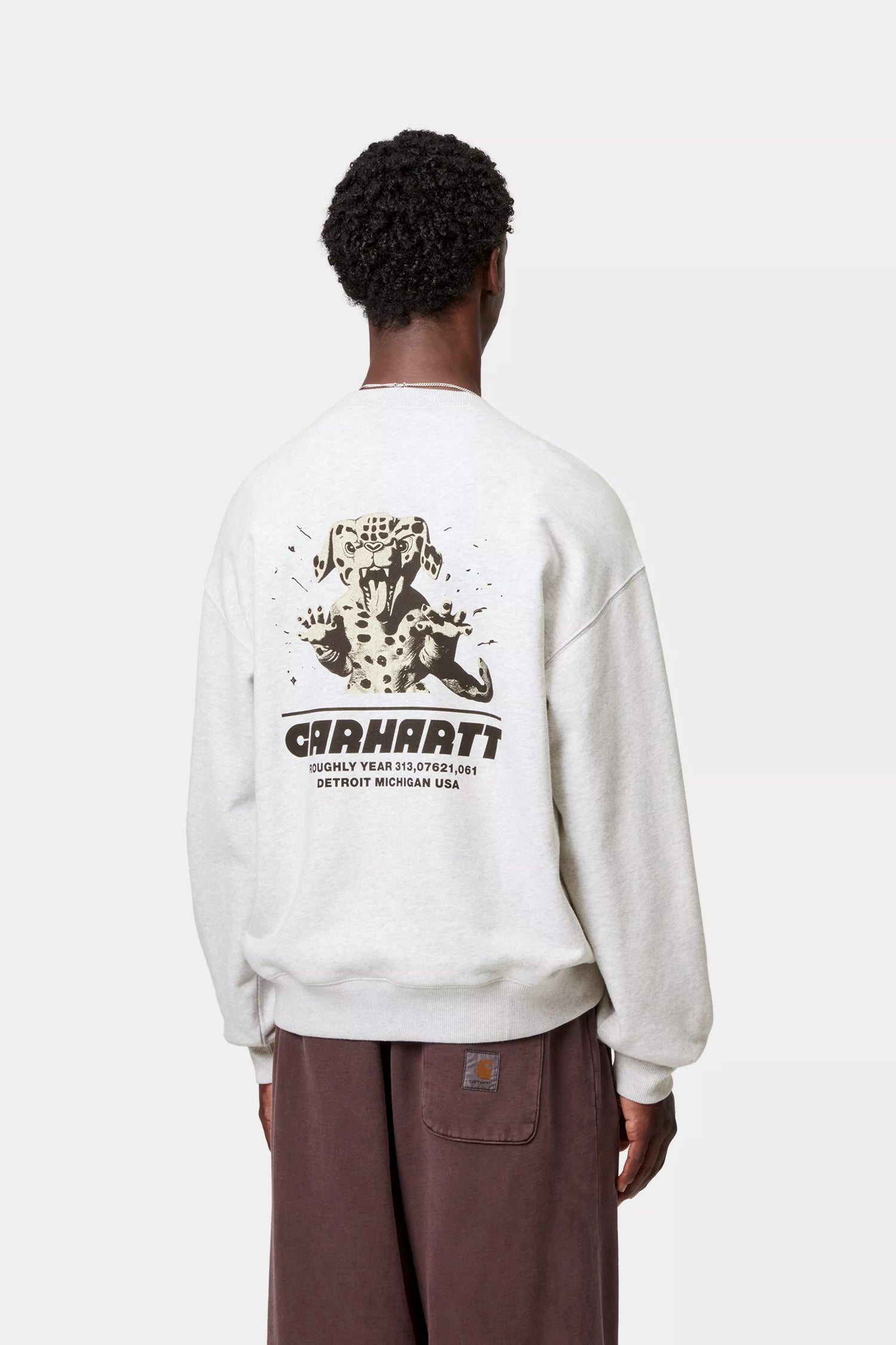 Carhartt WIP Crew - Wiptopia - Ash Heather