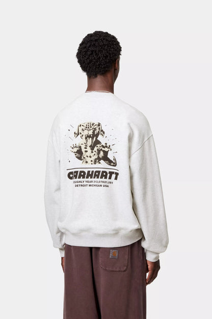 Carhartt WIP Crew - Wiptopia - Ash Heather
