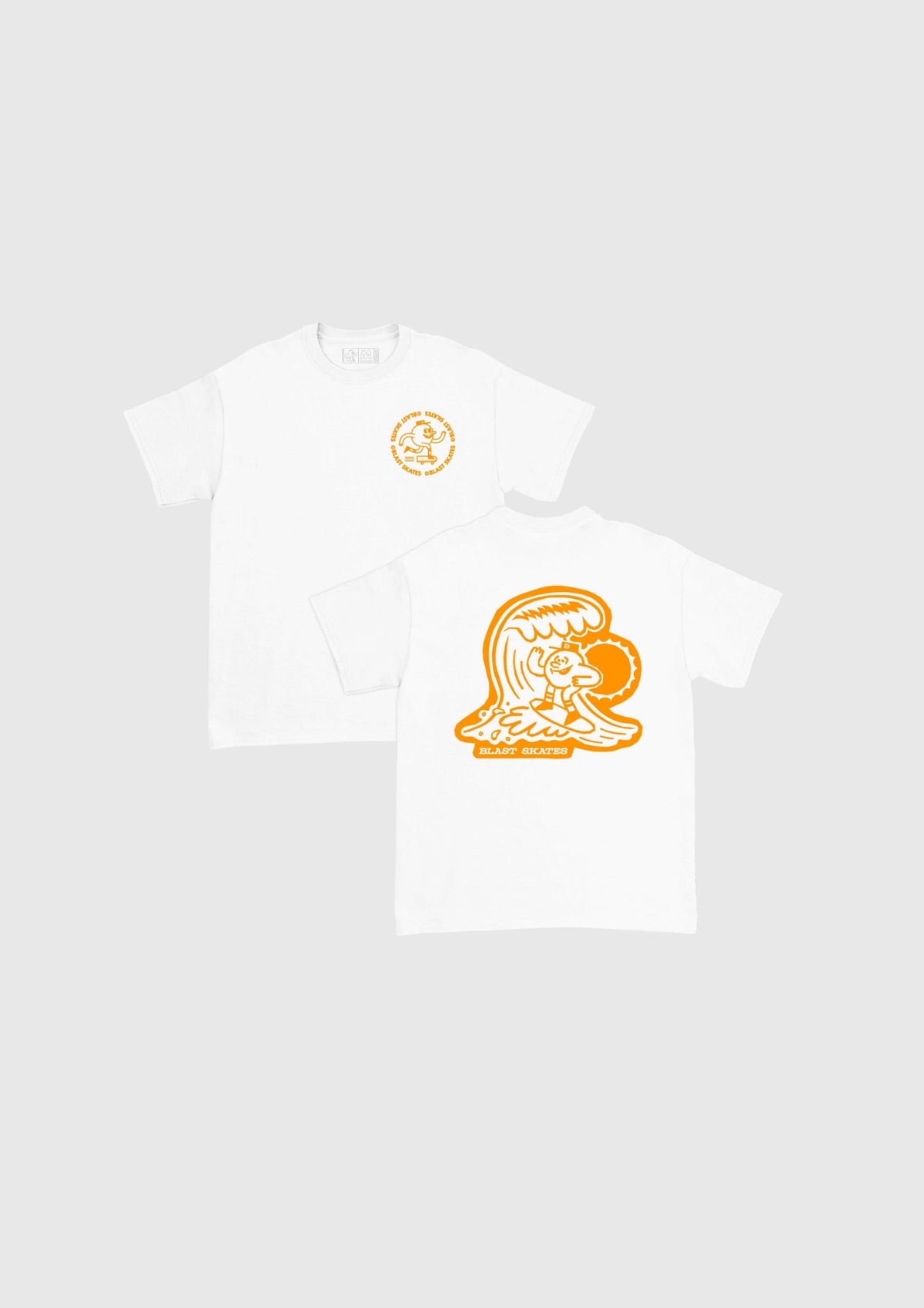 Blast Tee Kids - Surfer - White