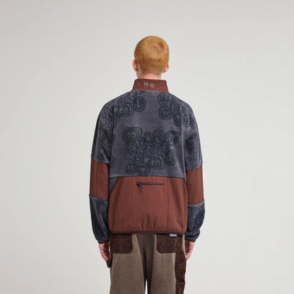 Element x Millet - Jacket Fleece - Blue/Brown