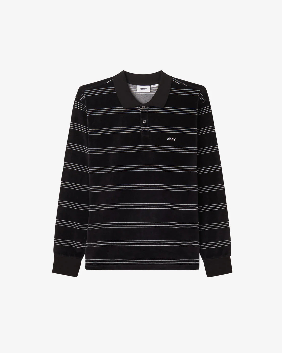 Obey Polo - Demand - Black