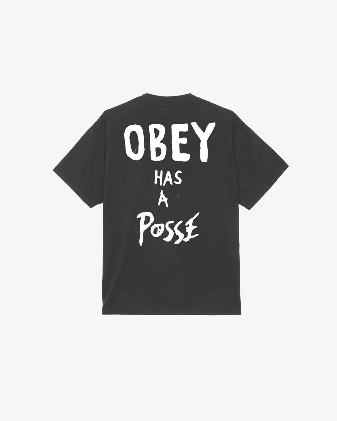 Obey Tee - Has A Posse Vintage - Black