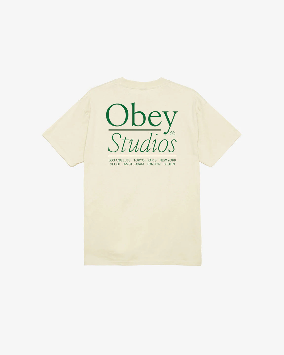 Obey Tee - Studios - Cream