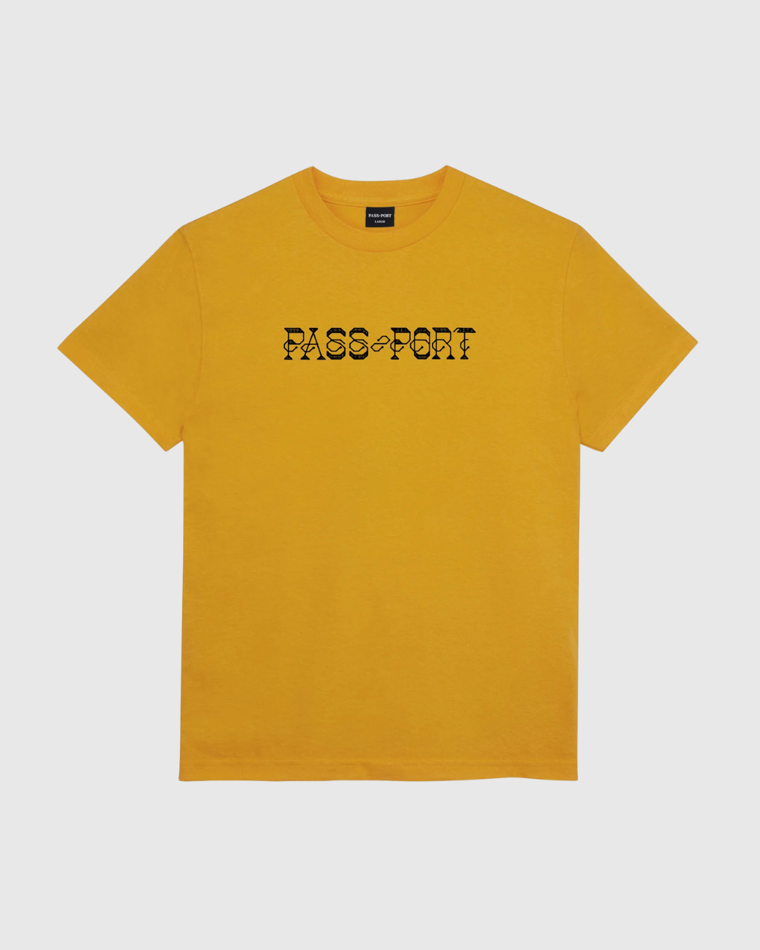Passport Tee - Needlework - Gold