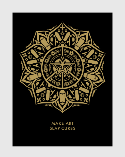 Slappy Challenge 2025 Poster - Black