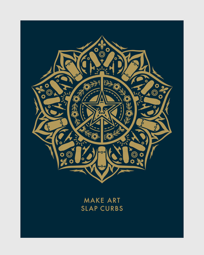 Slappy Challenge 2025 Poster - Dark Blue