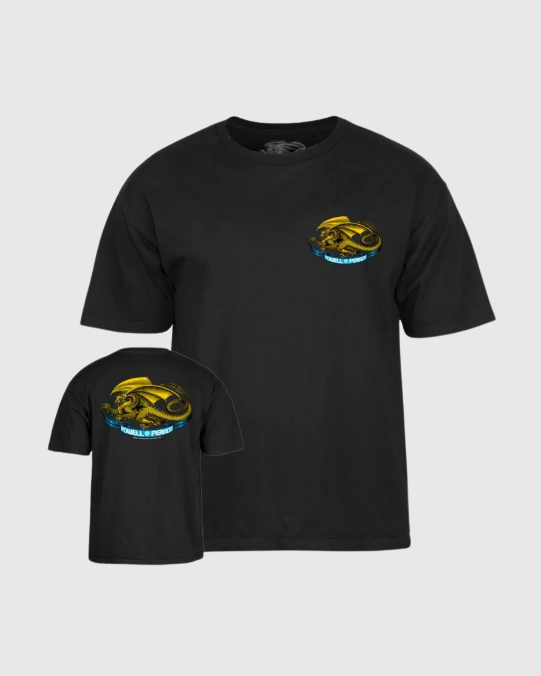 Powell Peralta Junior Tee - Oval Dragon - Navy