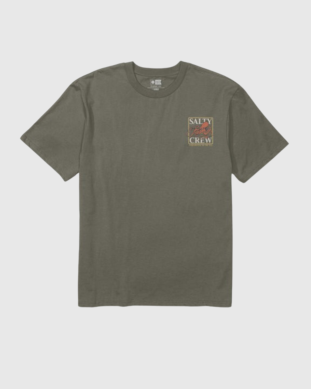Salty Crew Tee - Ink Slinger Boys - Dusty Olive