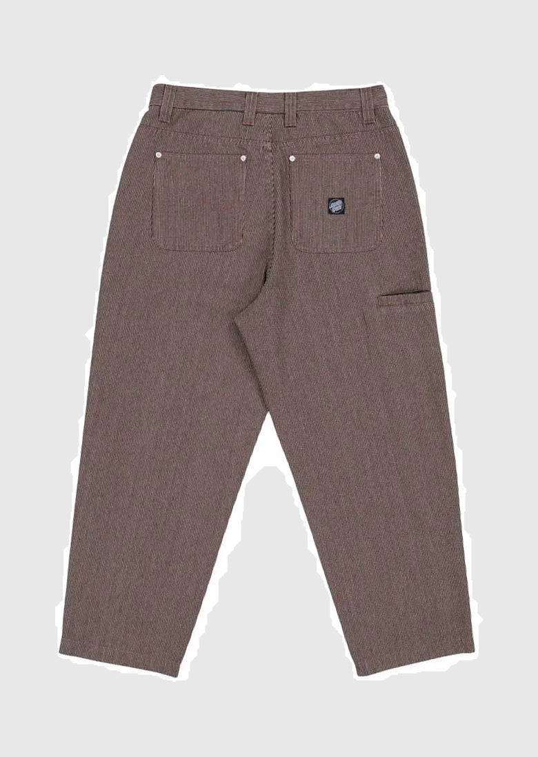 Santa Cruz Pant - Railroad - Brown Hickory Stripe