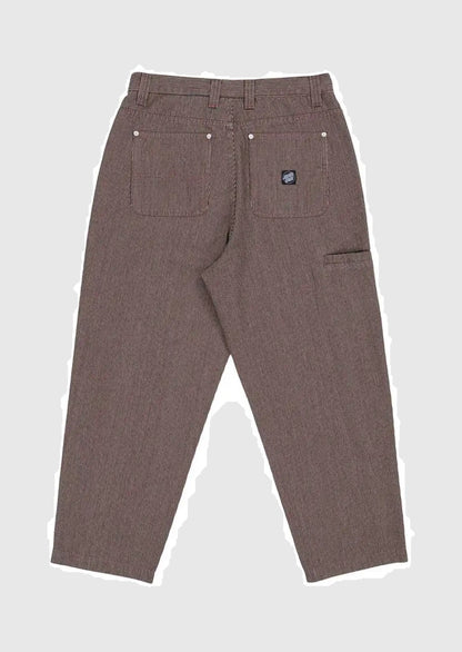 Santa Cruz Pant - Railroad - Brown Hickory Stripe