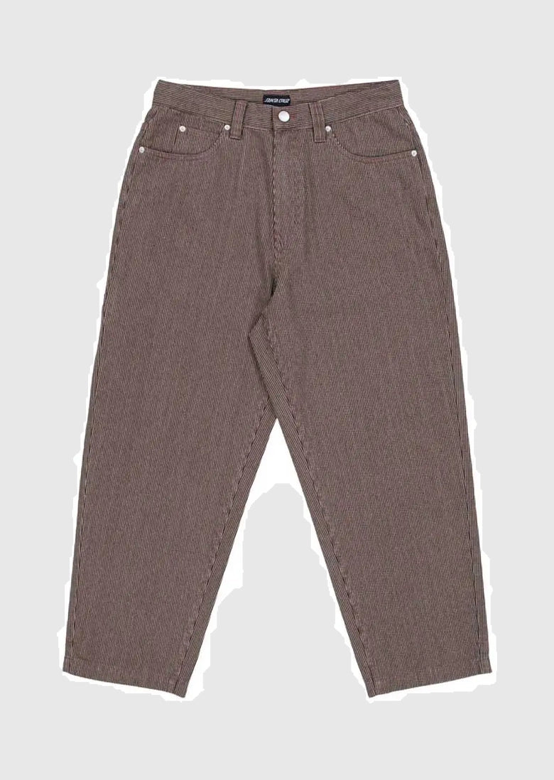 Santa Cruz Pant - Railroad - Brown Hickory Stripe