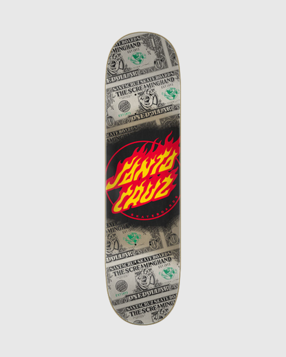 Santa Cruz Board - Dollar Flame - 8.0&quot;