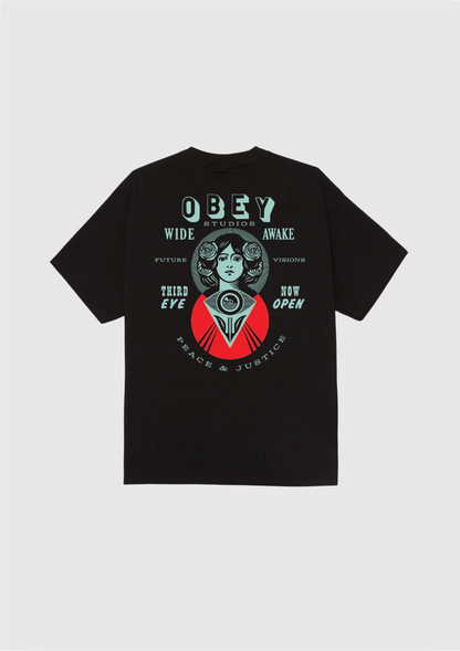 Obey Tee - Make Art Third Eye  - Black