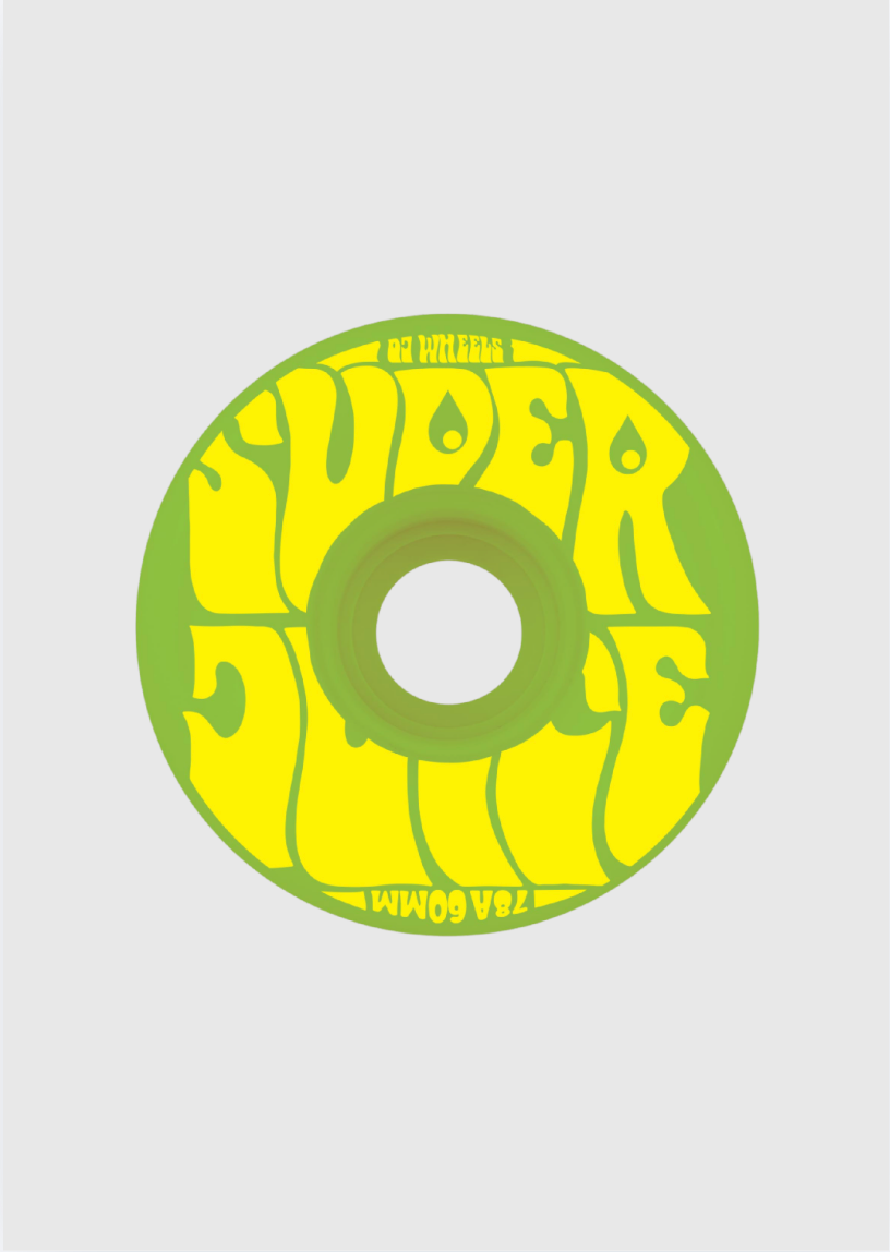 Oj Wheels - Super Juice Green - 60mm - 78A