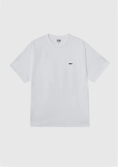 Obey Tee - Art Studio Flower - White