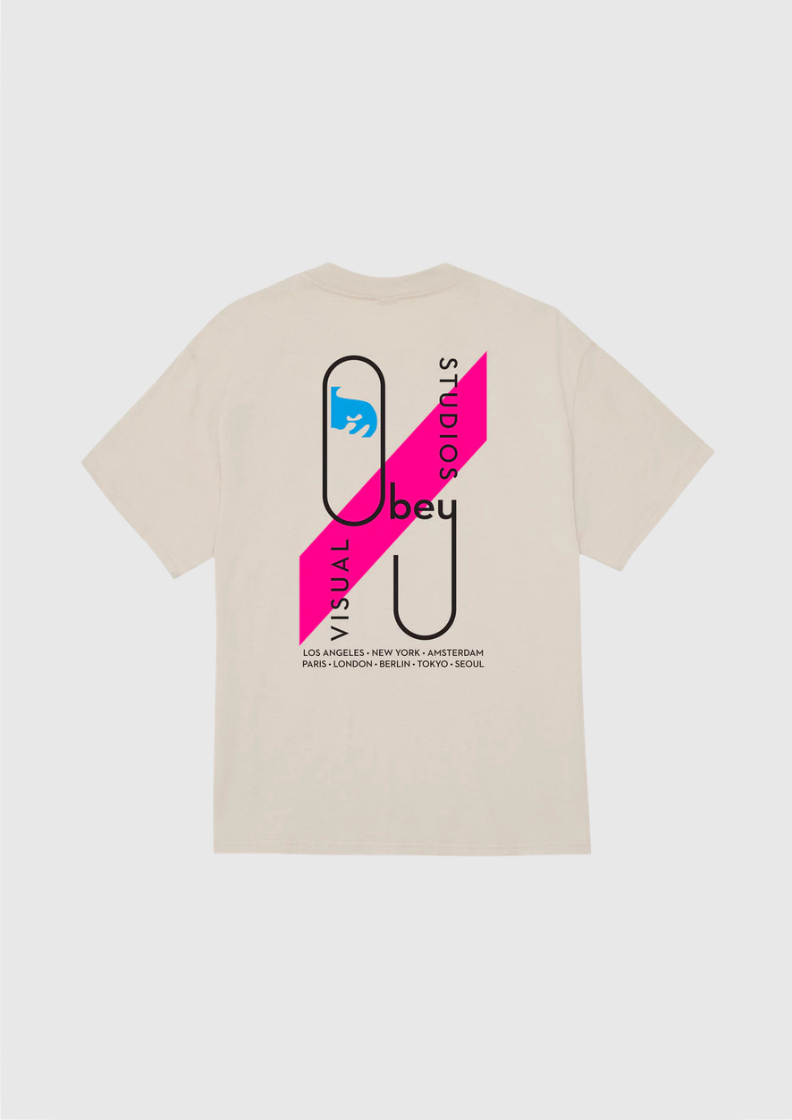 Obey Tee - Visual Studio - Silver Grey