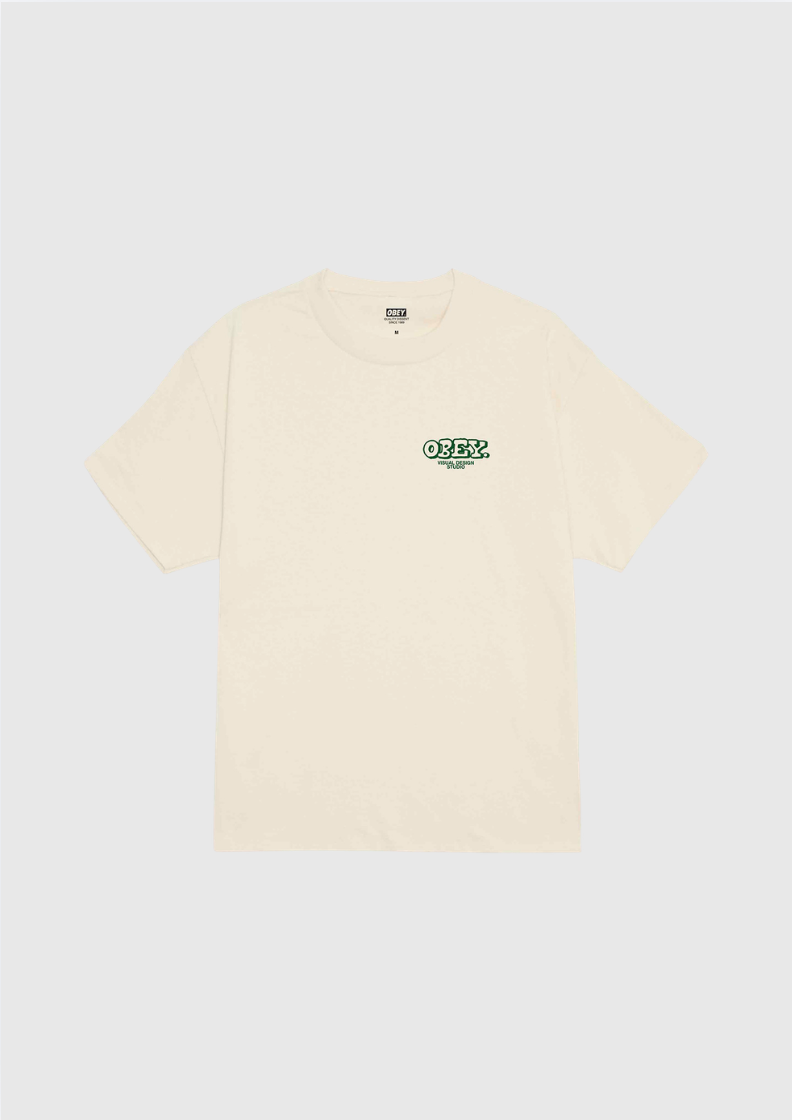 Obey Tee - Knowledge &amp; Growth - Cream