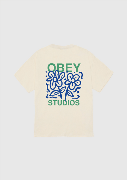 Obey Tee - Grown With Love - Cream