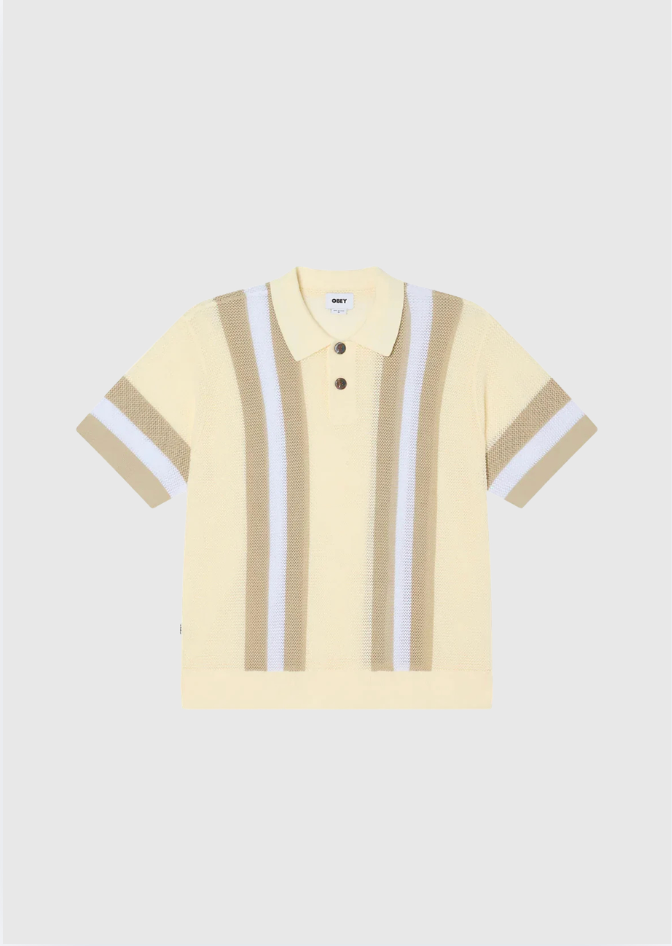 Obey Knit - Seth Polo Sweater - Unbleached