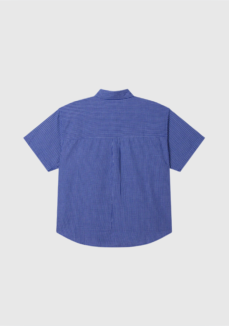 Obey Chemise - Bigwig Frank Woven - Surf Blue