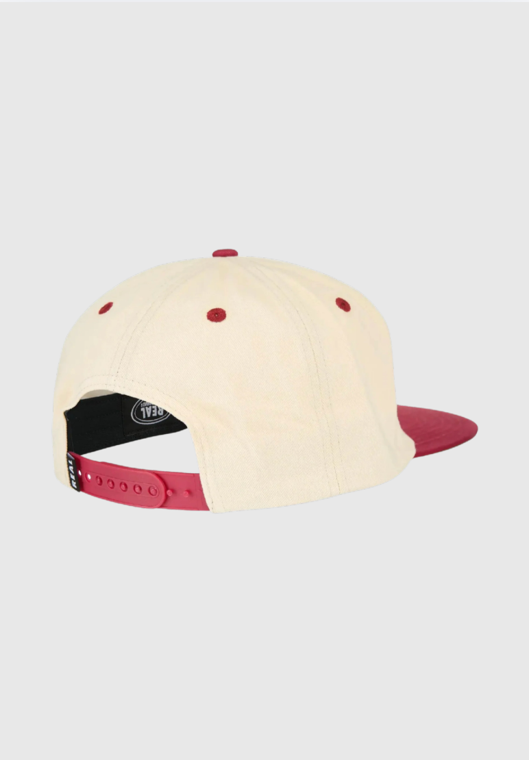 Real Casquette Pier 7 - Natural/Maroon