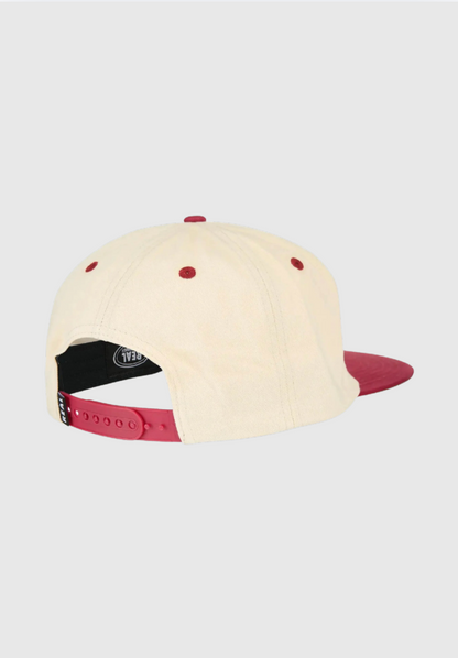Real Casquette Pier 7 - Natural/Maroon