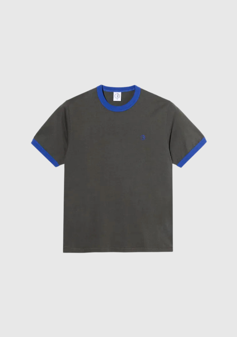 Polar Tee - Ringer - Grey Blue/Dark Blue