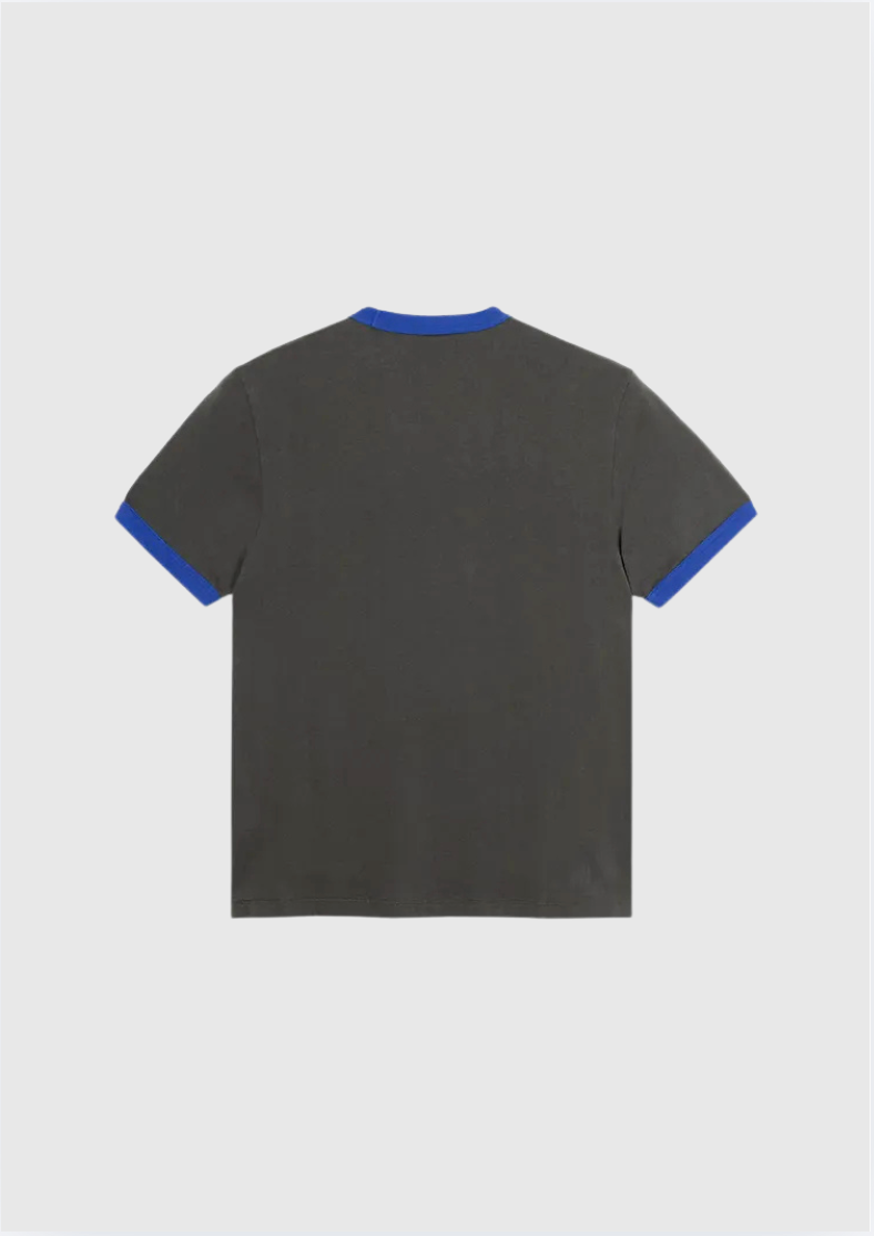 Polar Tee - Ringer - Grey Blue/Dark Blue