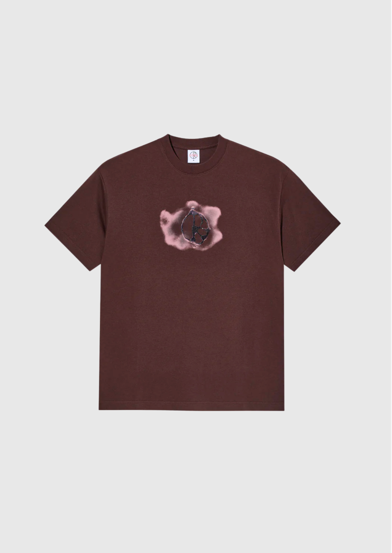 Polar Tee - Metal - Washed Bordeaux