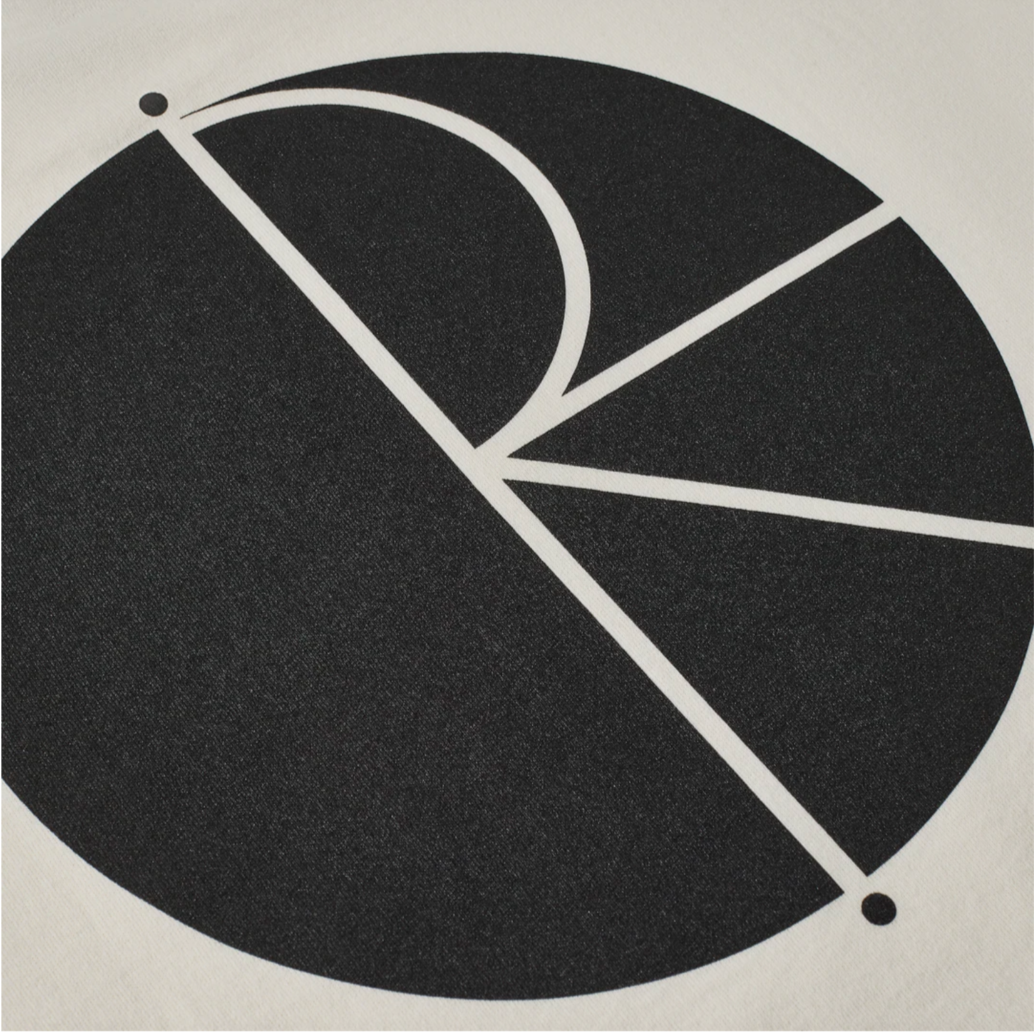 Polar Tee - Contrast Fill - Ivory/Black