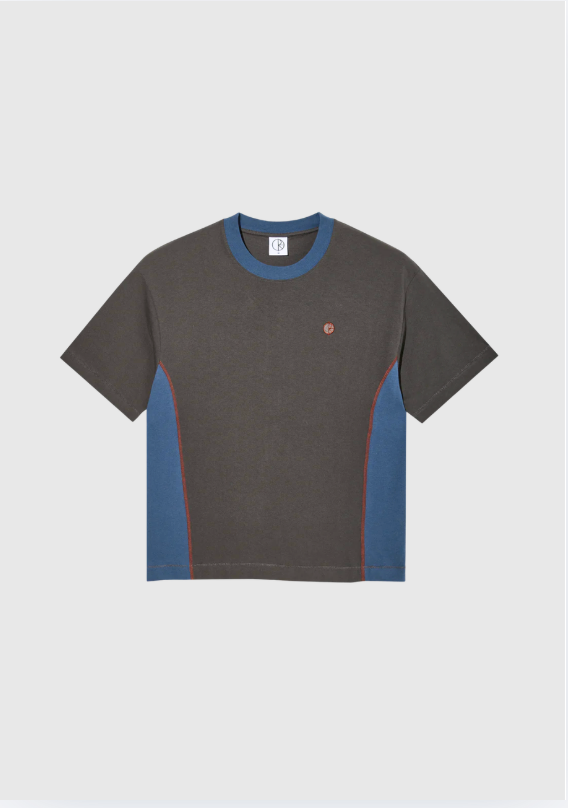 Polar Tee - Surf Panel - Dirty BLack/Grey Blue