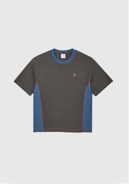 Polar Tee - Surf Panel - Dirty BLack/Grey Blue